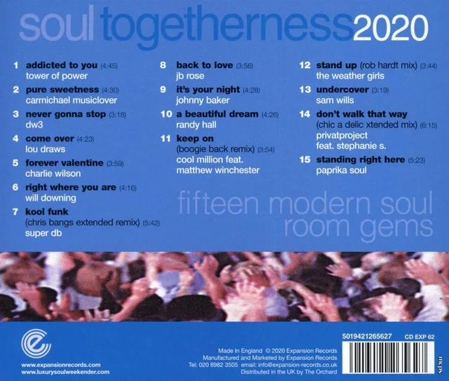 Diverse Artister Soul Togetherness 2020 (CD) 