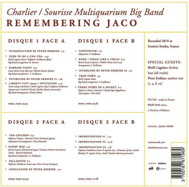 Multiquarium Big Band Remembering Jaco (2LP) 