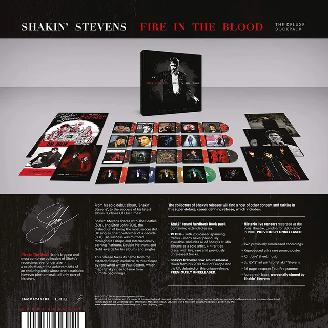 Shakin' Stevens Fire In The Blood: The Definitive (19CD) 