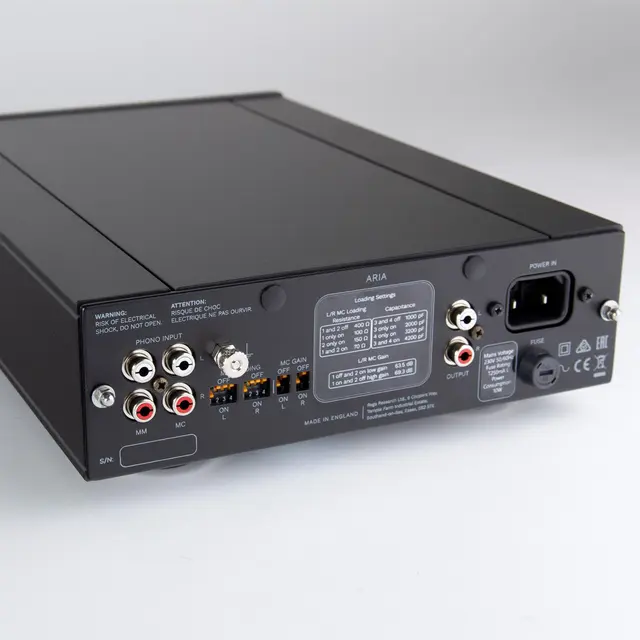 Rega Aria Mk3, MM/MC Phono stage MM/MC RIAA-trinn 