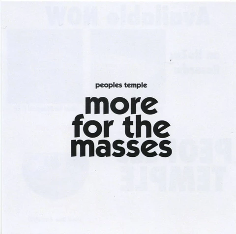 Peoples Temple More For The Masses (LP) 