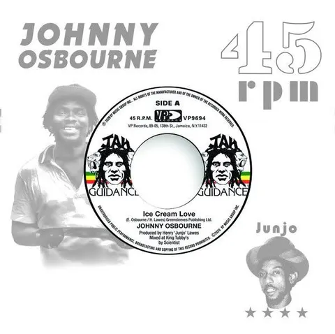 Johnny Osbourne/Roots Radics Ice Cream Love / Exta Time One (7") 