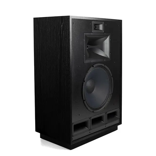 Klipsch Cornwall IV, svart ask 3-veis hornhøyttaler, 15" bass, 102 dB 