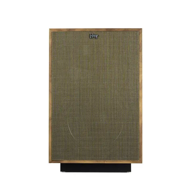 Klipsch Heresy IV, valnøtt 3-veis hornhøyttaler, 12" bass, 99 dB 