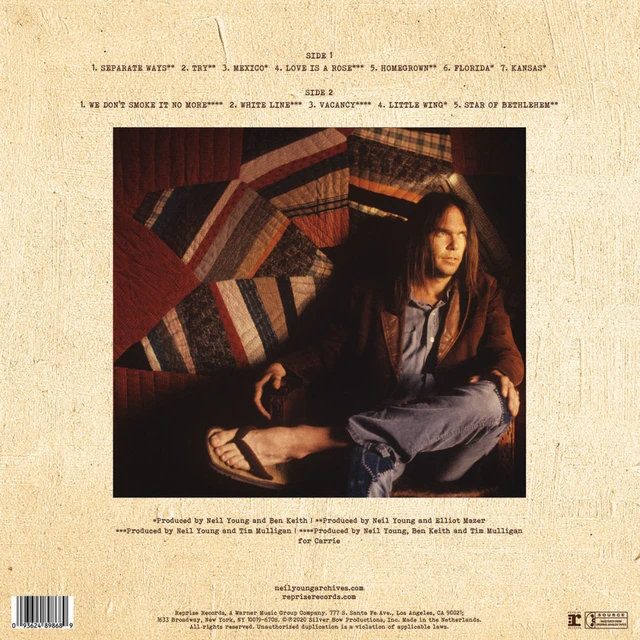 Neil Young Homegrown (LP) 