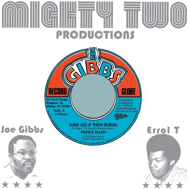 Prince Allah/Joe Gibbs & The Prof. Naw Go A Them Burial / Six Foot Six (7") 