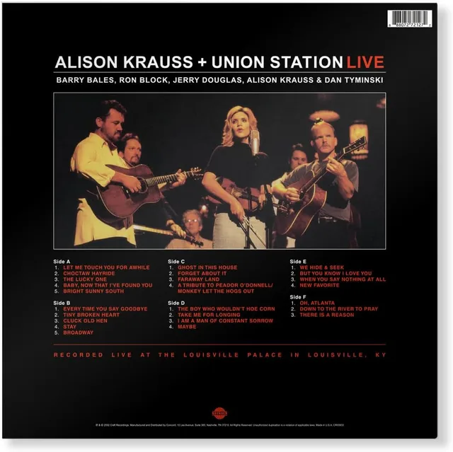Alison Krauss & Union Station Live (3LP) 