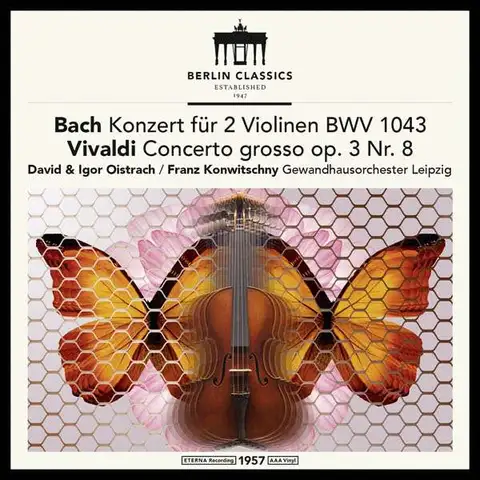 David & Igor Oistrach/Franz Konwitschny Bach: Violin Concertos (LP) 