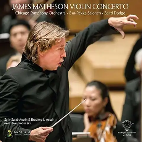 Chicago Symphony Orch./Esa-Pekka Salonen Matheson: Violin Concerto (LP) 