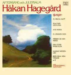 Håkan Hagegård &amp; Adolf Fredriks Bachkör Aftonpsalm Och Julesång (LP)