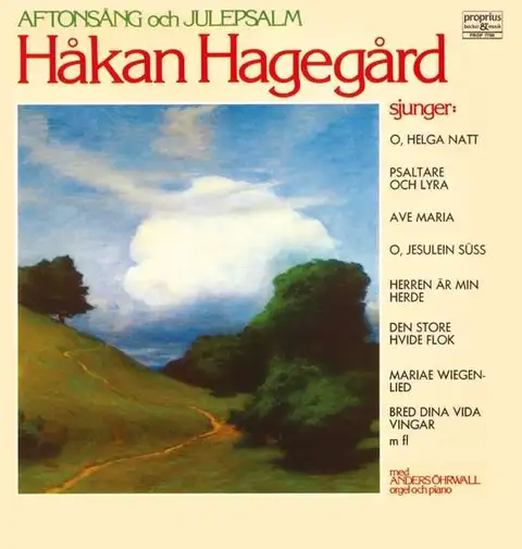Håkan Hagegård & Adolf Fredriks Bachkör Aftonpsalm Och Julesång (LP) 
