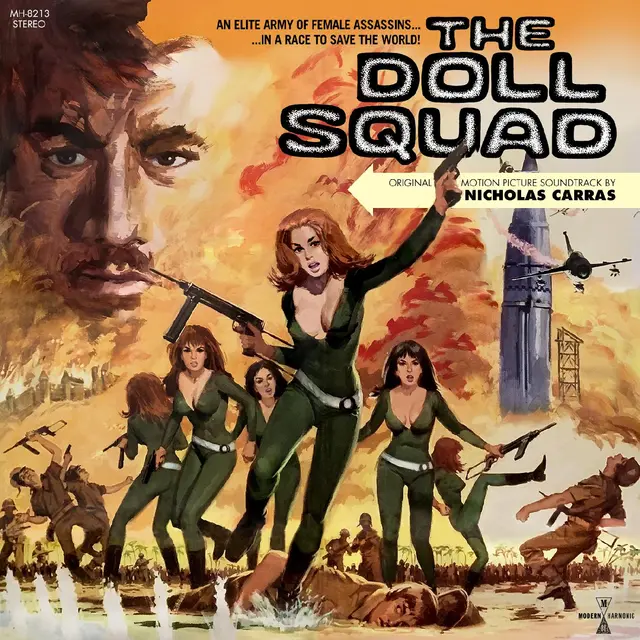 Nicholas Carras The Doll Squad OST - LTD (LP+DVD) 