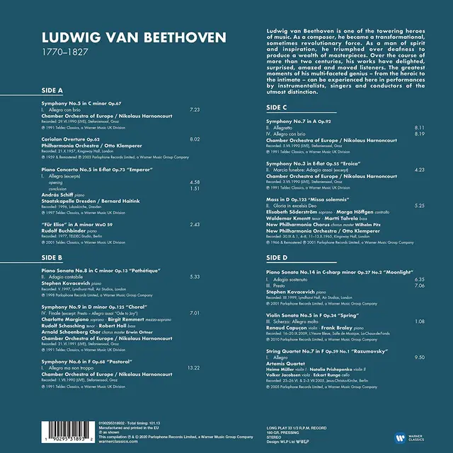 Diverse Klassisk/Ludwig Van Beethoven Heroic Beethoven (2LP) 
