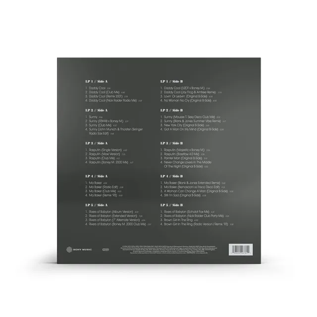 Boney M. The Hits: The Mixes EP… - LTD (5 x 12") 