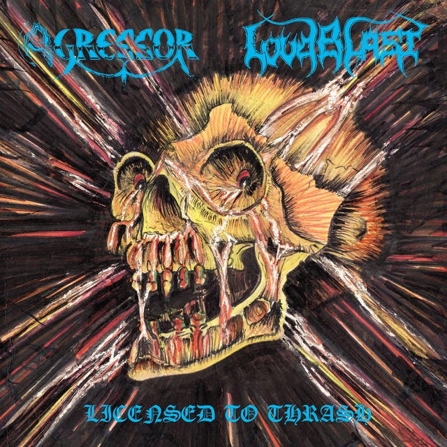 Agressor/Loudblast Licensed To Thrash (LP) 