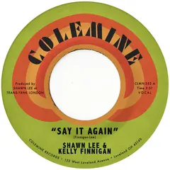 Shawn Lee &amp; Kelly Finnigan Say It Again/Harpsichord Rock - LTD (7")