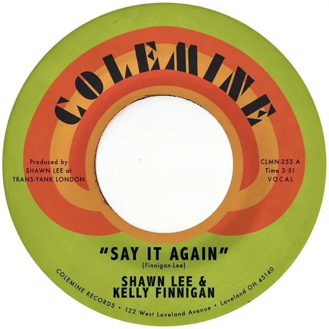 Shawn Lee & Kelly Finnigan Say It Again/Harpsichord Rock (7") 