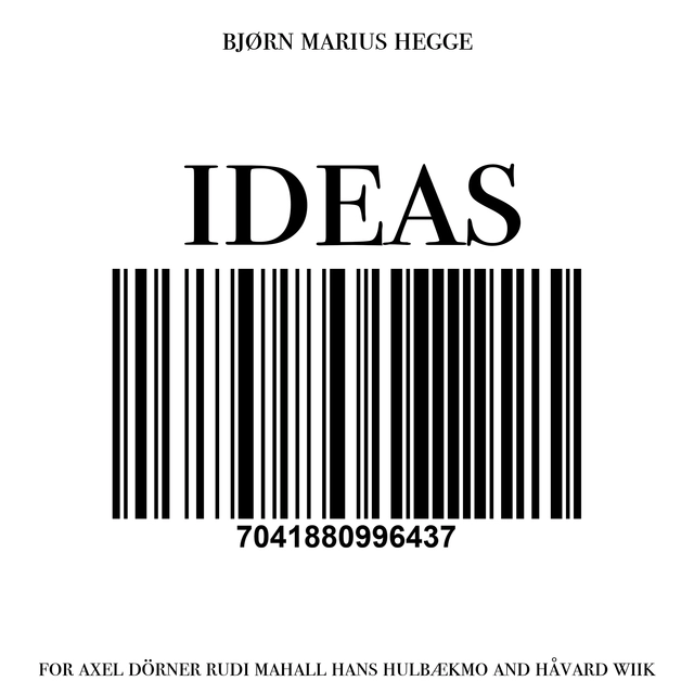 Bjørn Marius Hegge Ideas for Axel Dörner, Rudi Mahall+ (LP) 