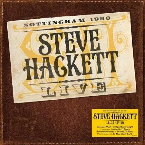 Steve Hackett Live: Nottingham 1990 (LP) 