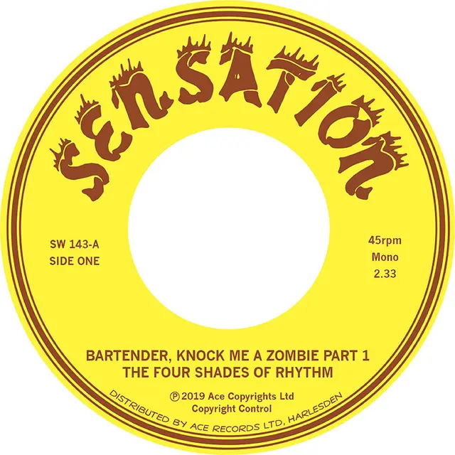 Four Shades Of Rhythm Bartender, Knock Me A Zombie (7") 