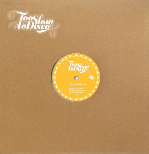 Dave Mathmos Too Slow To Disco - LTD (12") 