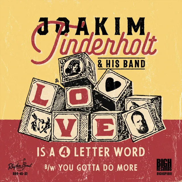 Joakim Tinderholt & His Band Love Is A 4 Letter Word (7") 