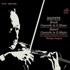 Bruch / Mozart / Heifetz / Sargent Concerto in G Minor / D Major (LP)