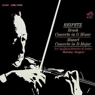 Bruch / Mozart / Heifetz / Sargent Concerto in G Minor / D Major (LP)