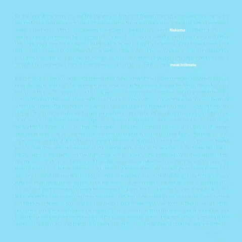 Nakama Most Intimate (LP) 