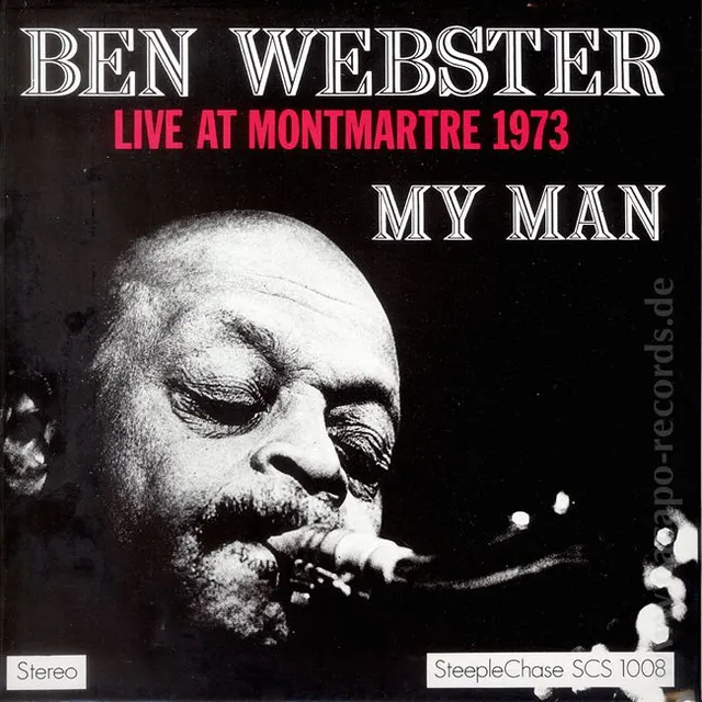 Ben Webster My Man - Live at Momtmartre 1973 (LP) 