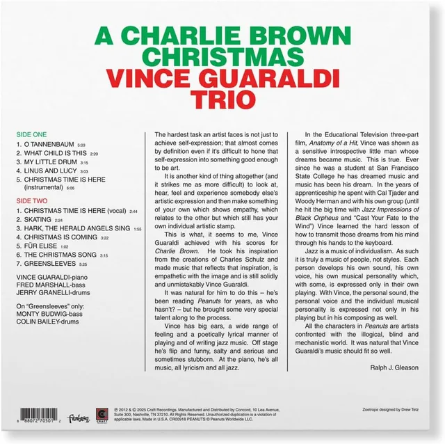 Vince Guaraldi Trio A Charlie Brown Christmas - LTD (LP) 