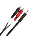 Hosa signalkabel jack til RCA 3.0 m Stereo 3,5 mm minijack til 2 x RCA
