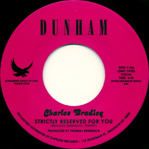 Charles Bradley Strictly Reserved For You (7'') 