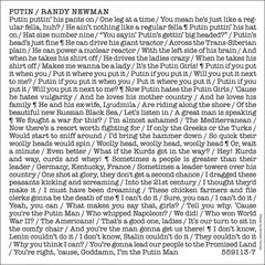 Randy Newman Few Words In Defense Of Our Country (7")