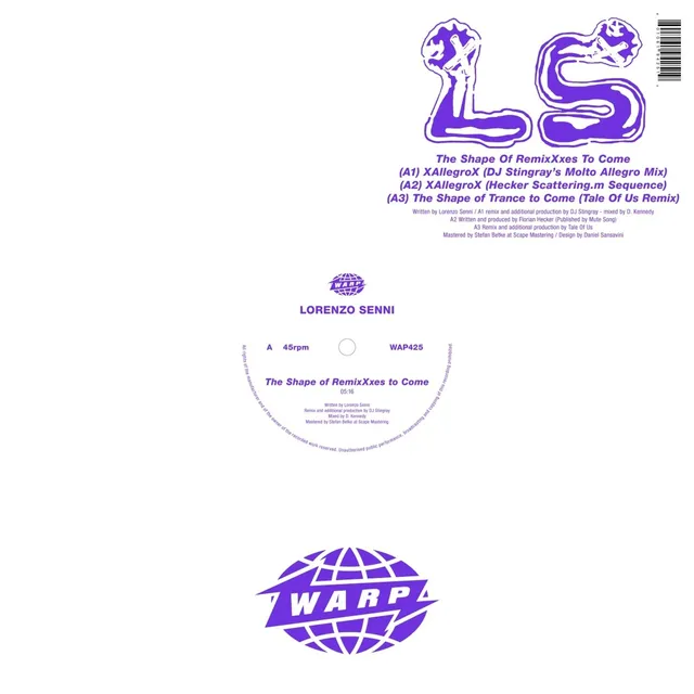 Lorenzo Senni The Shape Of RemixXxes To Come (12") 