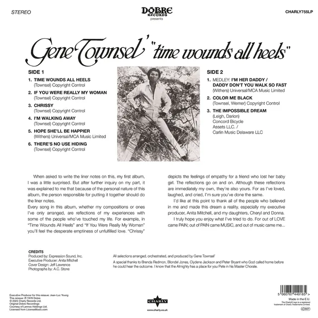 Gene Townsel Time Wounds All Heels (LP) 