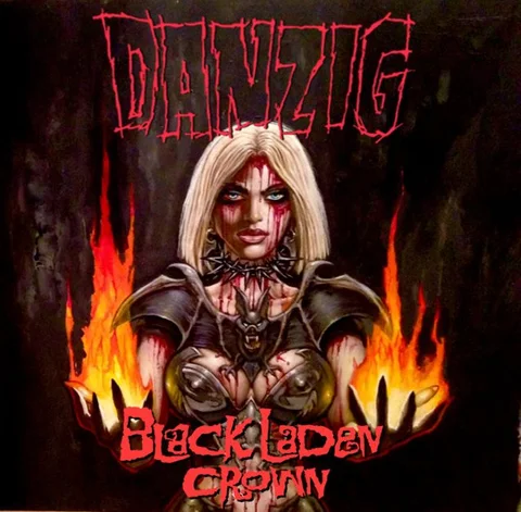 Danzig Black Laden Crown (LP-KLAR/RØD) 