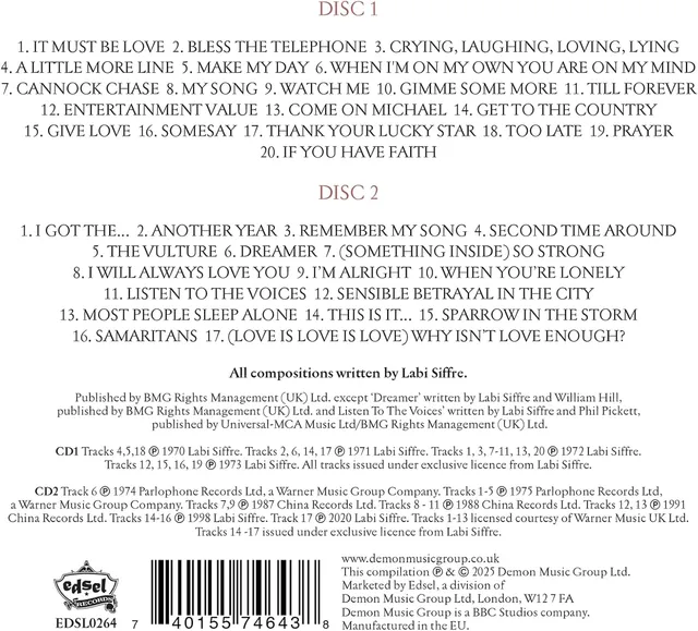 Labi Siffre The Best Of Labi Siffre (2CD) 
