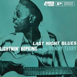 Lightnin' Hopkins with Sonny Terry Last Night Blues (LP)