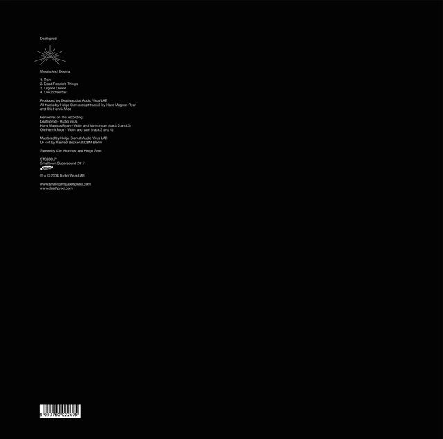 Deathprod Morals and Dogma (2LP) 