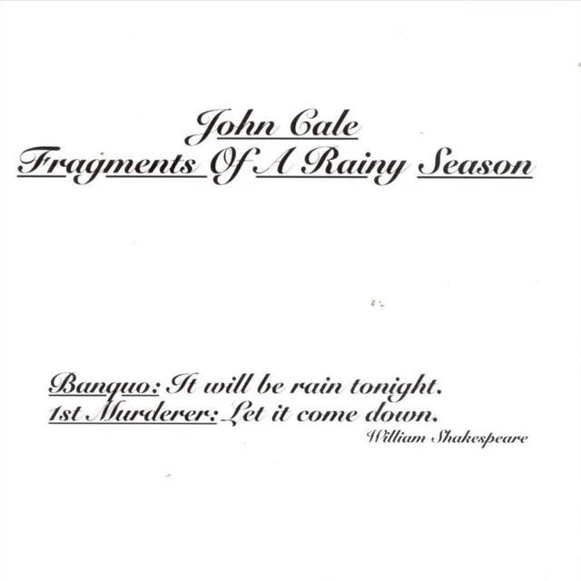 John Cale Fragments Of A Rainy Season (LP) 