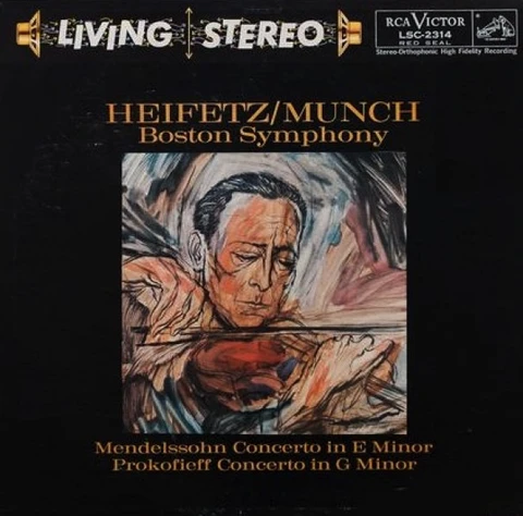 Mendelssohn / Prokofiev / Heifetz Concerto In E Minor / Concerto No.2 (LP) 