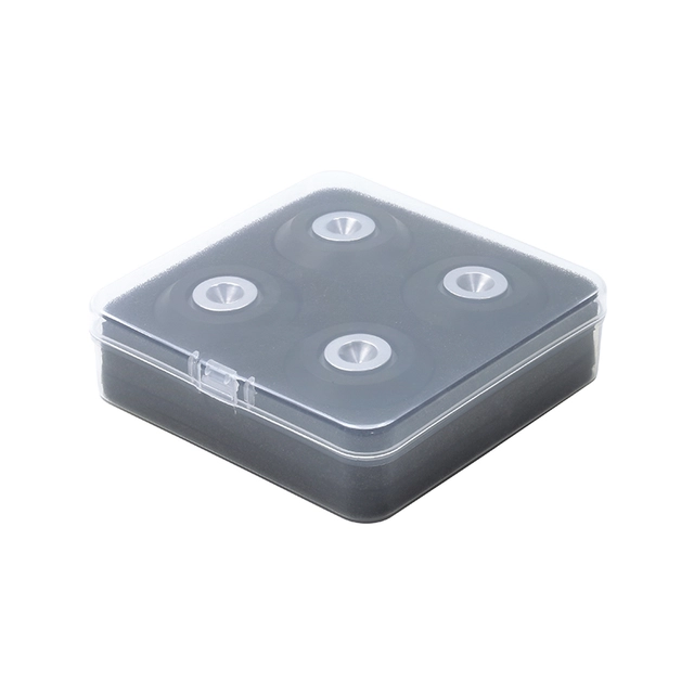 Dynavox Dual Absorber, parkettbeskyttere Med integrert demping, sett med 4 stk 