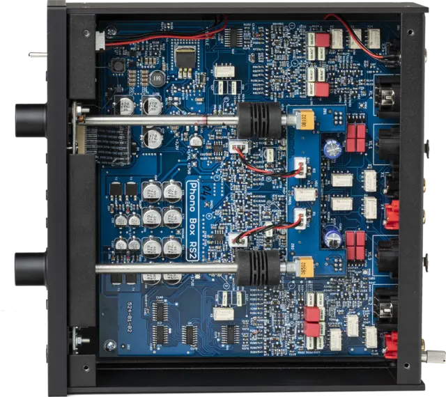 Pro-Ject Phono Box RS2, sølv Fullbalansert MM/MC RIAA-trinn 