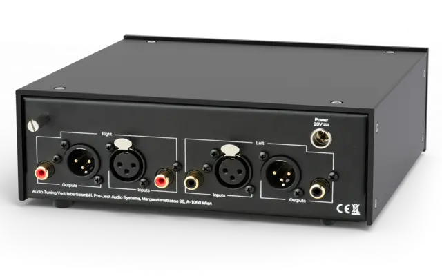 Pro-Ject Phono Box RS2, sølv Fullbalansert MM/MC RIAA-trinn 