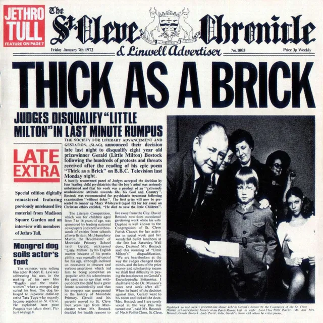 Jethro Tull Thick As A Brick (LP) 