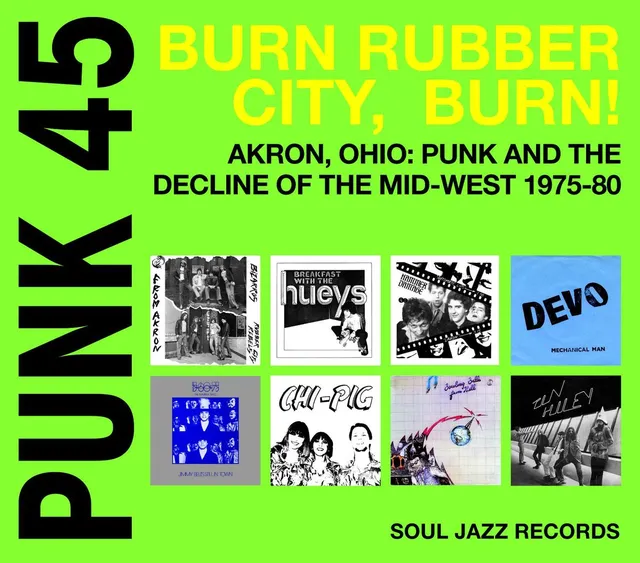 Diverse Artister Punk 45: Burn, Rubber City (LP) 