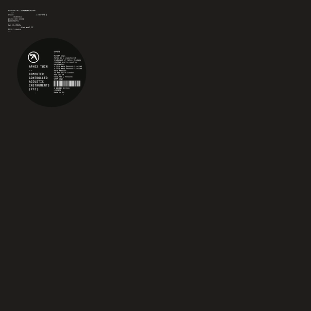 Aphex Twin Computer Controlled Acoustic Pt 2 (12'') 