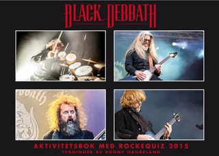 Black Debbath / Ronny Haugeland Aktivitetsbok med Rockequiz 2015 (BOK)