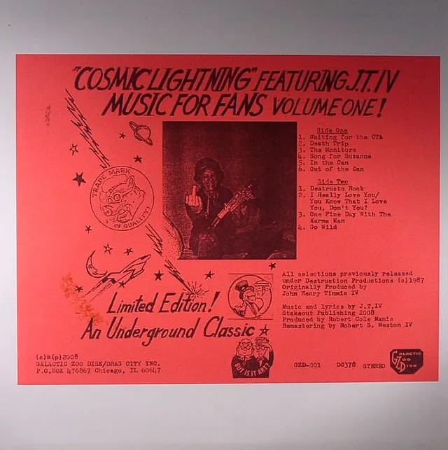 J.T. IV Cosmic Lightning (2LP) 